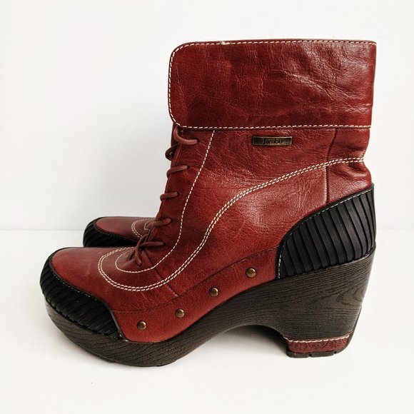 Jambu Shoes Jambu Womens Netherlands Leather Faux Fur Heeled Boots Poshmark